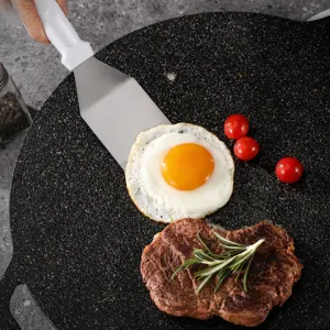 Paletta da cucina in acciaio inossidabile per bistecche utensile metallico per uova e pancake