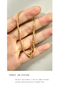Detailansicht des S925 Sterling Silber Schlangenkette Armbands mit praktischem Verschluss.