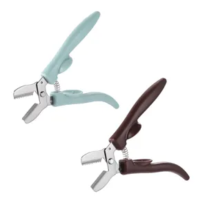 Multifunctional chestnut cutter nut cracker set, ergonomic kitchen tool for easy shell peeling.