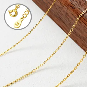 S999 Sterling Silber Kette Damen O-Kette Schlüsselbeinkette Feines Schmuck Zubehör
