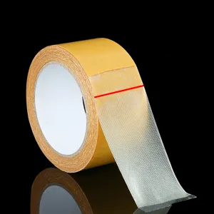 Strong Mesh Double Sided Tape Yellow High Viscosity Transparent Fabric Based Adhesive Tape For Carpet Mat Sofa Cushion Fixing