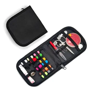 Portable Sewing Kit Household Manual Weaving Tool Bag Handbag Travel Sewing Box With Thread Scissor Tape Measure