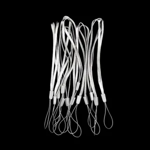 Universal braided phone lanyards wrist straps for USB flash drives keys and ID cards
