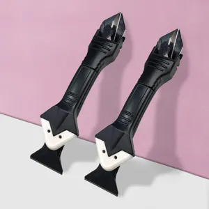 3 In 1 Silicone Caulking Tool Glass Glue Residue Scraper Finishing Sealant Smoother Remover Home Improvement Hand Tool