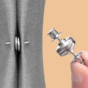 Magnetic curtain fastener anti-light leakage punch-free metal magnet buckle for dorms.