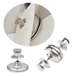 Magnetic curtain buckle punch-free light blocking clasp metal magnet holder for bed shower curtain