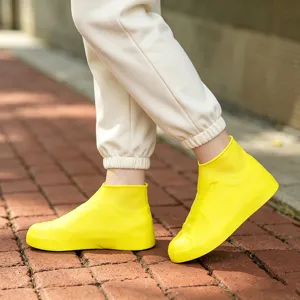 Wasserdichte Schuhüberzieher, dicke Silikon Regen Stiefel Abdeckung für Outdoor Reisen.