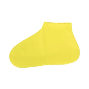 Wasserdichte Silikon-Schuhüberzüge für regnerische Tage, rutschfeste und verschleißfeste gelbe Stiefel.