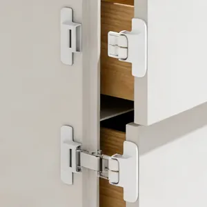 Child Safety Lock Plastic Adhesive Cabinet Lock Fridge Door Guard Baby Safety Protector Home Security Hardware