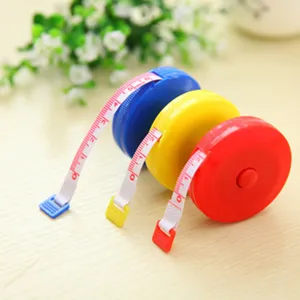 Set di metri a nastro mini carini, righello morbido portatile in plastica per misurazioni quotidiane.
