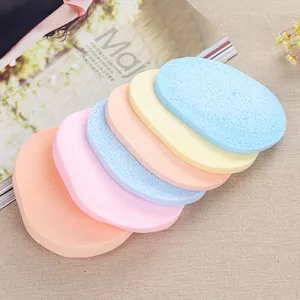 Soft Facial Cleansing Sponge Makeup Removal Puff Deep Cleaning Sponge For Daily Facial Care Cosmetic Tool