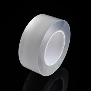 Transparent nano double-sided tape main product view, washable magic acrylic adhesive roll.