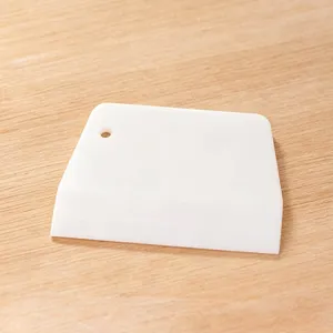 Plastic Dough Scraper Trapezoidal Butter Scraper Kitchen Baking Tool Pastry Cutter For Home Baking Kitchenware