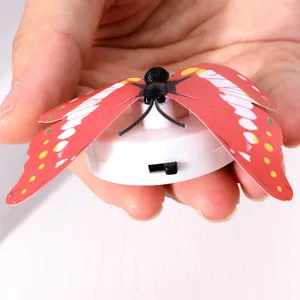 LED Schmetterling Nachtlicht Handgehalten Bunte Blitz Wandaufkleber Dekoration Lampe
