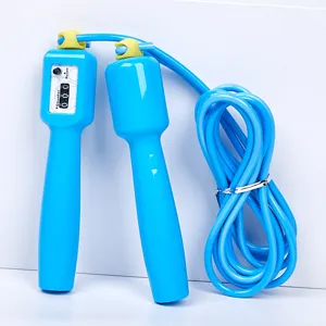 Corda per Saltare Sportiva a Lunghezza Regolabile Con Contatore Meccanico PVC Corda da Fitness per Allenamento Scolastico Esercizio