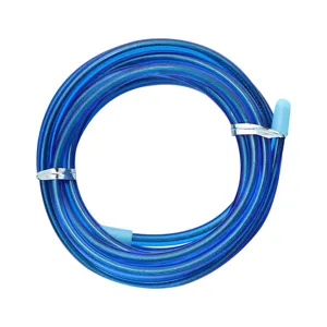 Replacement steel wire jump rope cable 4mm PVC coated blue wire for fitness training