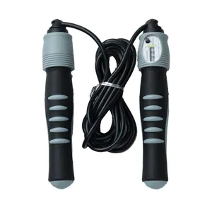 Adjustable digital jump rope with counter for fitness training, sports, and student workouts.