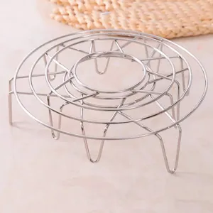 Grille vapeur en acier inoxydable rond support de pot de cuisine isolation thermique