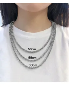 S925 Silber Kordelkette Halskette, minimalistischer Stil, mehrlagig 50 55 60cm Länge.