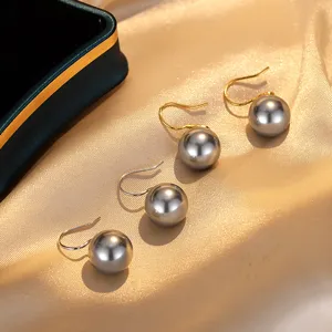 Elegante Ohrringe Mit Künstlichen Perlen In High-Heel-Form Und Ohrstecker-Stift Aus 925 Sterlingsilber Galvanisiert Gold Platin Geometrische Ohrringe Für Damen