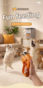 Giocattolo lanciatore di dolcetti per animali addestramento interattivo per cani gatti.