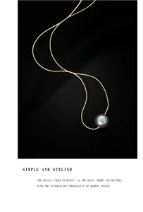 Exquisite S925 Sterlingsilber Perlenkette, elegante Damen Klavikellkette mit edler runder Perle.