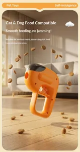 Lanciatore di dolcetti interattivo per animali domestici, ideale per addestramento e divertimento.