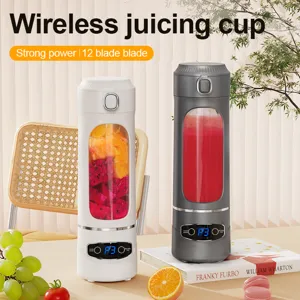 Tazza Spremiagrumi Elettrica Portatile Senza Fili Ricaricabile Frullatore Smoothie per Viaggi Esterno Casa