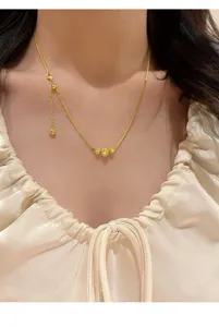 S925 Zilver Vergulde Slang Ketting Kwastje Ketting Vrouwen Minimalistische Sieraden