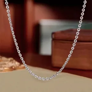 925 Sterlingsilber Italienische Halskette Texturierte Sonnenblume Schlüsselbein Kette Für Damen Vielseitiger Feiner Schmuck Geschenk
