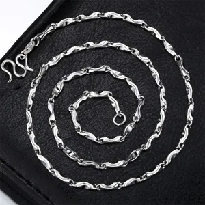 925 Sterling Silber Halskette Für Herren Damen Edel Modisch Barrenkette Einfach Silberkette Solide Gliederkette Schmuck Geschenk