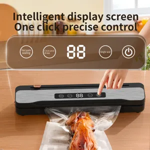 Macchina per sottovuoto senza fili per alimenti con display digitale intelligente e controllo semplice.