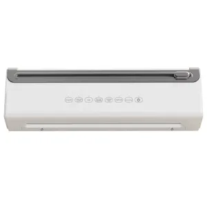 Draadloze vacuümvoedselsealer machine met mes, droog en nat voedsel vershoudend apparaat.