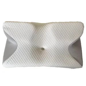 Ergonomic cervical memory foam butterfly pillow for neck pain relief and better sleep support.