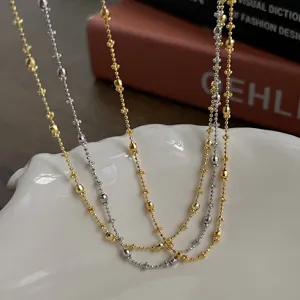 S925 Sterling Zilver Italiaanse Handgemaakte Verstelbare Halsketting Vrouwen Sprankelende Kralenketting Hart Hanger Sieraden