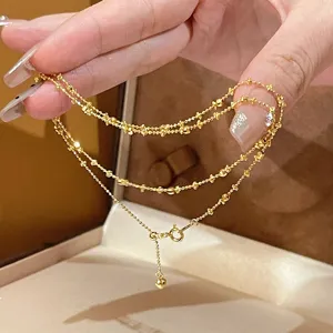 S925 zilveren fee ketting Italiaanse handgemaakte verstelbare ketting dames glanzend