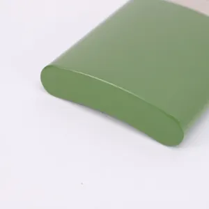 Stainless steel hip flask detail close-up, army green portable pocket container for outdoor use.