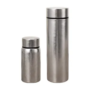 Double wall titanium vacuum insulated water bottle mini pocket cup travel business gift set