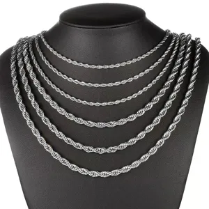 Italienische Schwere 925 Sterlingsilber Kordelkette Halskette Vintage Minimalistisch Karabinerverschluss Kette Halsketten Choker Feinschmuck Geschenk Unisex
