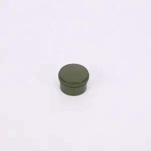 Conteneur en métal portable mini pot de stockage uni accessoire de voyage en plein air