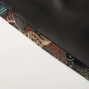 Détail de veste de costume décontracté rétro jacquard pour homme, blazer élégant slim fashion.