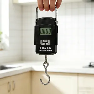 Tragbare digitale Hängewaage für Küche und Gepäck mit LCD Display hochpräzise Messung