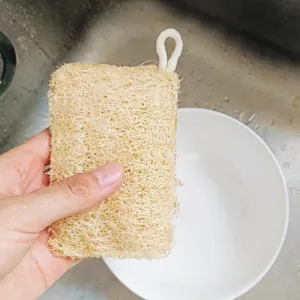 Natürliches Luffa Geschirrtuch Küchenreinigung Schwamm Umweltfreundlich Topf Pfanne Reinigungswerkzeug