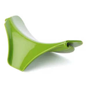 Silicone soup funnel kitchen pot spout liquid diversion guide anti-spill tool for cooking