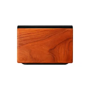Wood grain car aromatherapy diffuser for fresh air and odor elimination in vehicles.