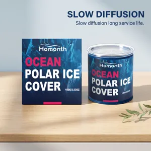 HOMONTH car air freshener ocean polar ice cover scent 100g long lasting car perfume detail