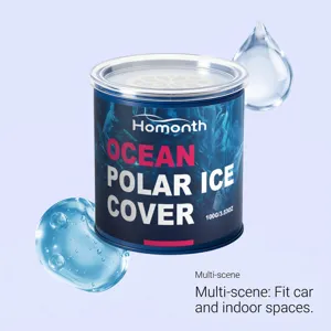 HOMONTH car air freshener gel ocean polar ice scent long lasting interior fragrance 100g