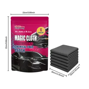 RayHong panno magico in microfibra professionale auto set di asciugamani di pulizia
