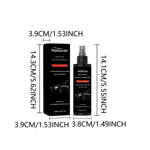 HOMONTH Spray Revestimiento Ceramico Nano Coche 100ml Brillo Proteccion Pulido Limpieza