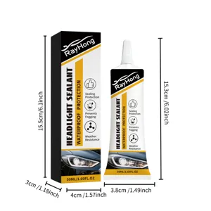RayHong sellador de faros 50ml protección impermeable pegamento para luces de autos